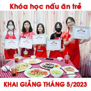 Lớp dạy nấu ăn gia đình cho trẻ em tại Hà Nội